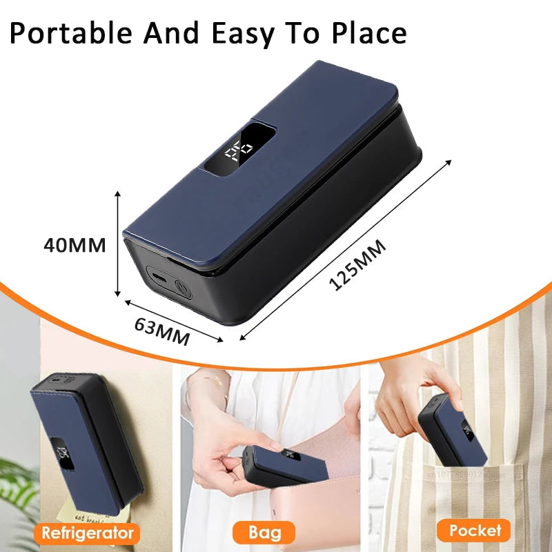 Selladora de Bolsas Mini Portátil - Máquina para Sellado de Plástico y Empaque de Alimentos